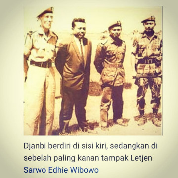 Idjon Djanbi bersama Sarwo Edhi. (Instagram)